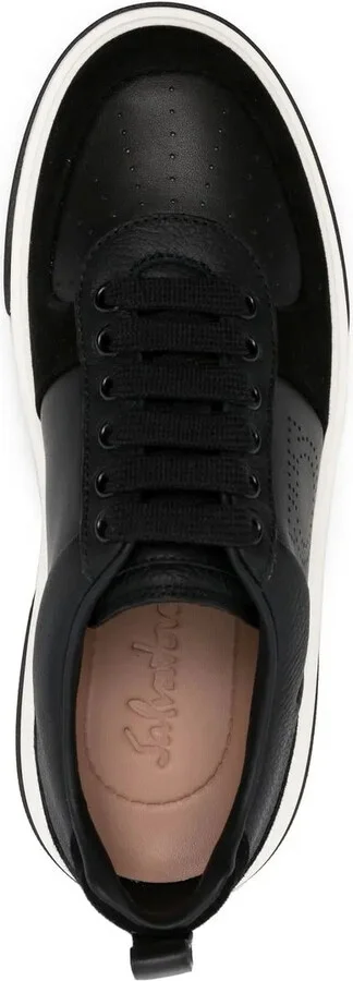 Gancini two-tone sneakers - Image 4