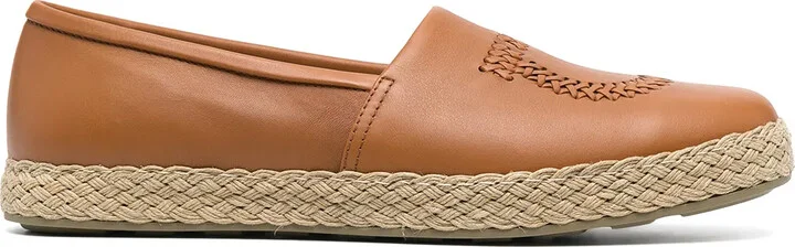 Gancini woven espadrilles