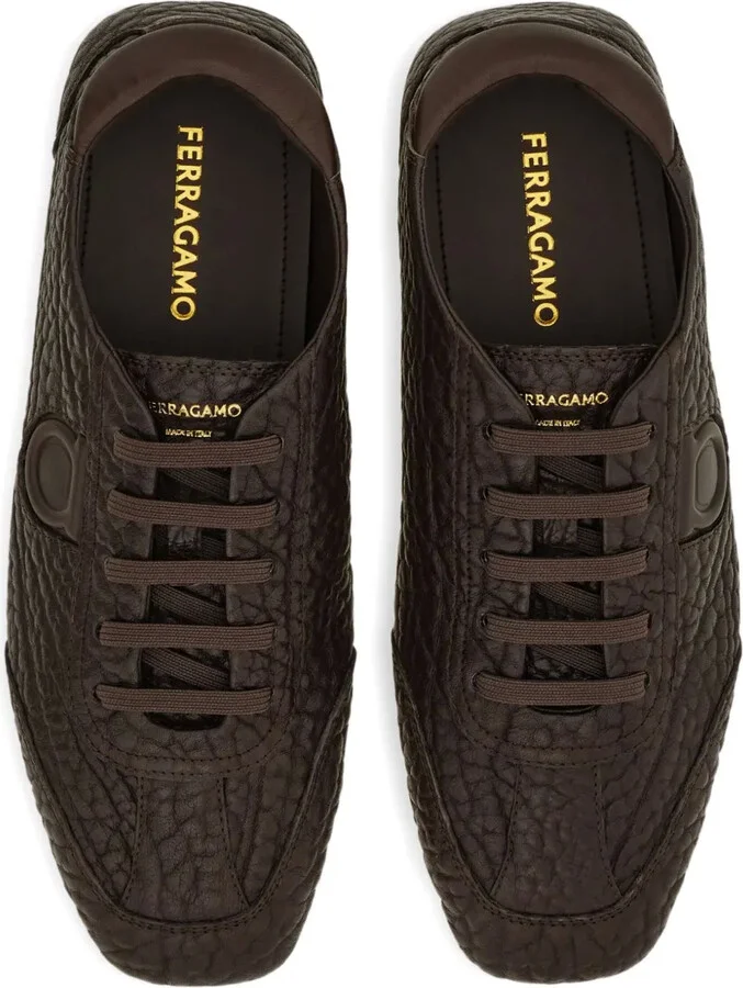 Gancio-detail lace-up loafers - Image 3
