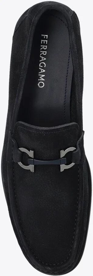 Gandioso Gancini Buckle Leather Loafers - Image 3