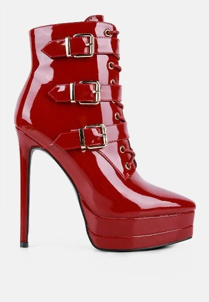 Gangup High Heeled Stiletto Boots Women