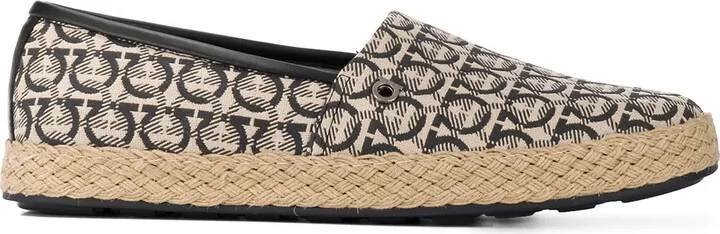 Ganicini print loafers