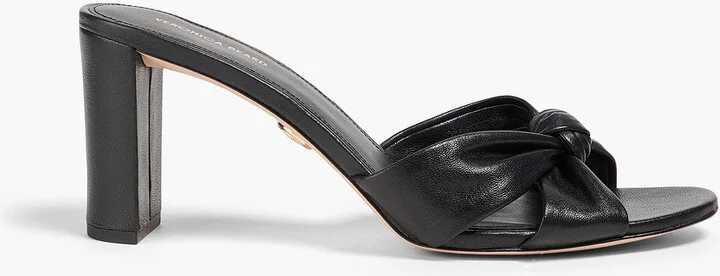 Ganita knotted leather mules