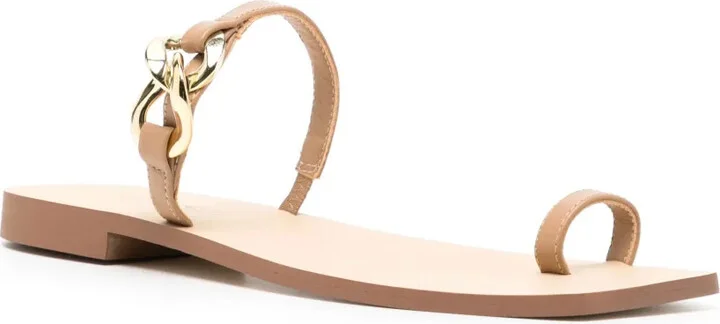 Ganne buckle-detail leather sandals - Image 2