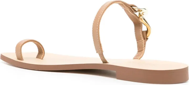 Ganne buckle-detail leather sandals - Image 3
