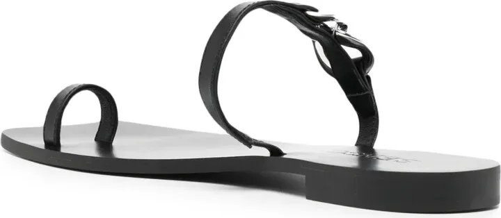 Ganne buckle-detail leather sandals - Image 3