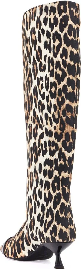 GANNI animal print fabric boots - Image 2
