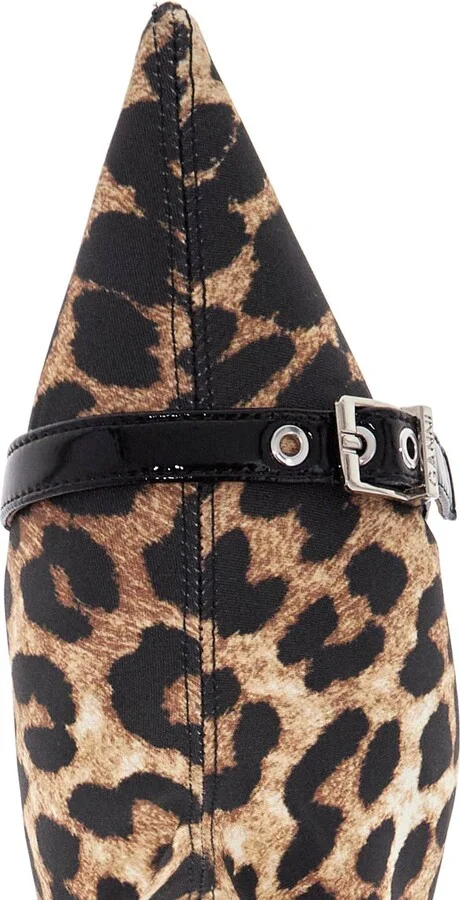 GANNI animal print fabric boots - Image 3