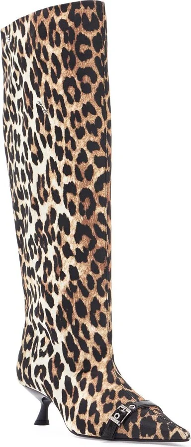 GANNI animal print fabric boots - Image 4