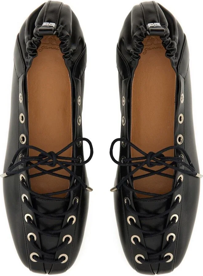 Ganni Ballerina Lace-Up - Image 7