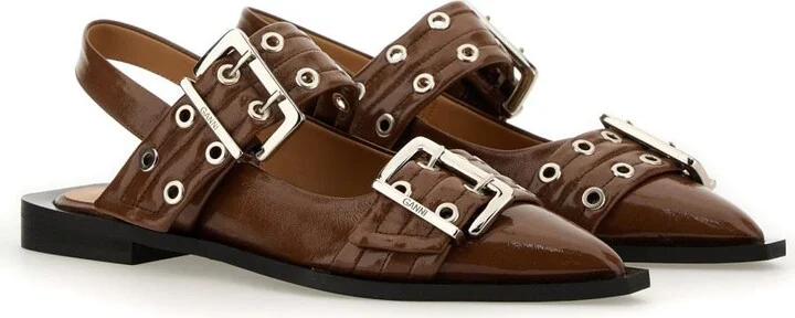 Ganni Ballerina With Buckle - Image 2