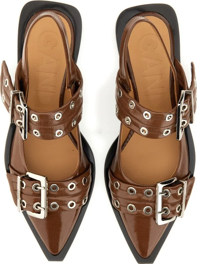 Ganni Ballerina With Buckle - Image 6
