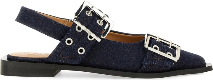 Ganni Ballerina With Buckle