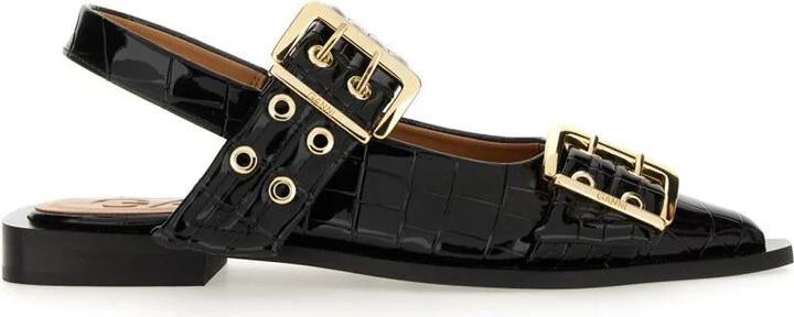 Ganni Ballerina With Buckle