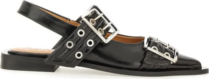 Ganni Ballerina With Buckle