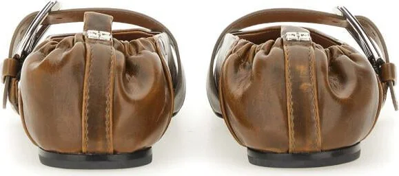 Ganni Ballerina With Buckle Strap - Image 3