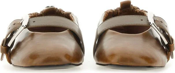 Ganni Ballerina With Buckle Strap - Image 4