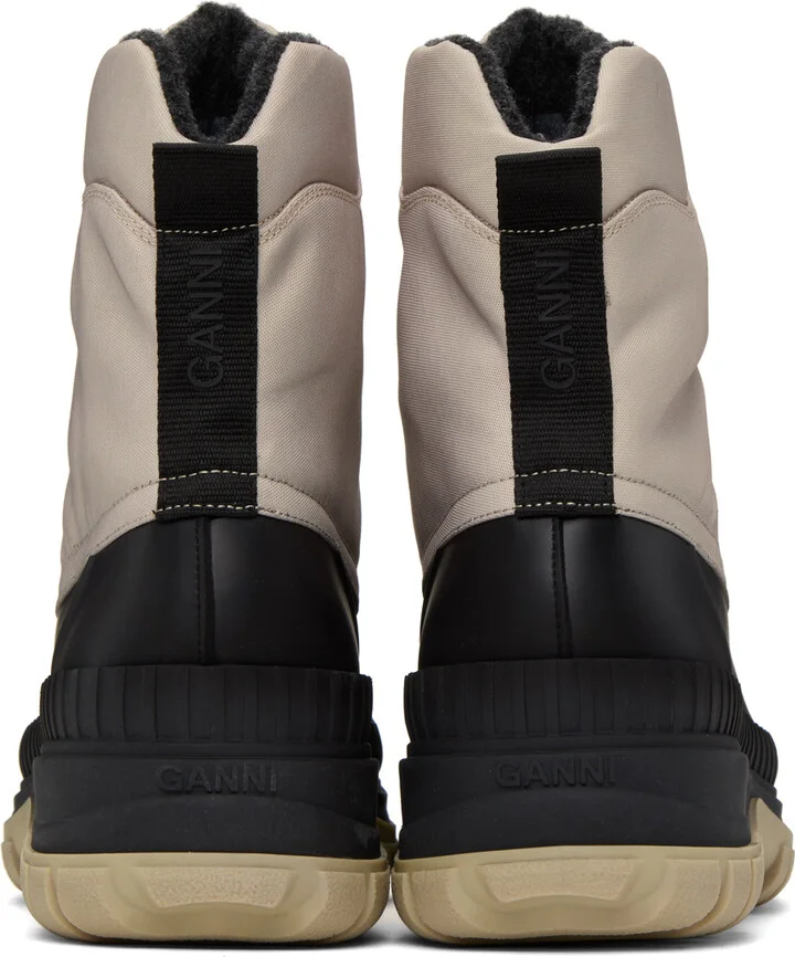 GANNI Beige Outdoor Boots - Image 2