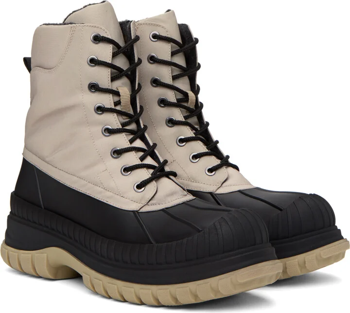 GANNI Beige Outdoor Boots - Image 4