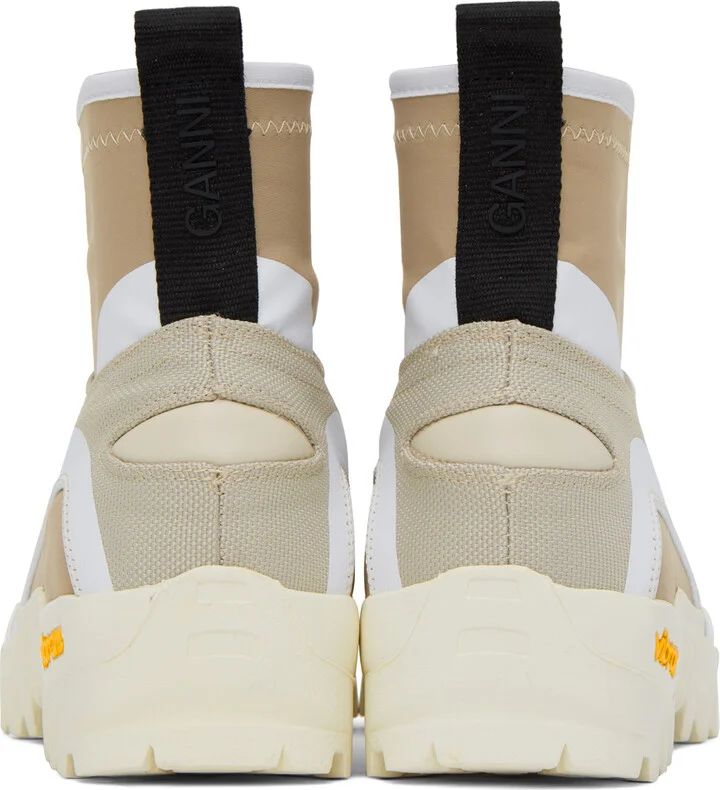 GANNI Beige Performance Sneakers - Image 2
