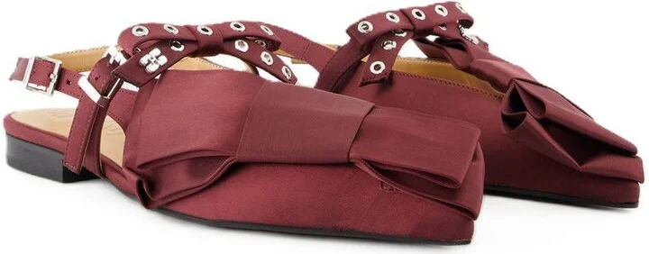 Ganni Big Bow Ballerinas - Image 2