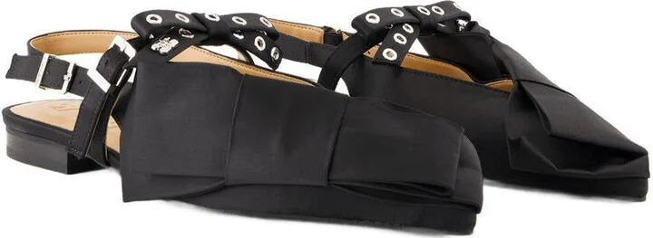 Ganni Big Bow Ballerinas - Image 2
