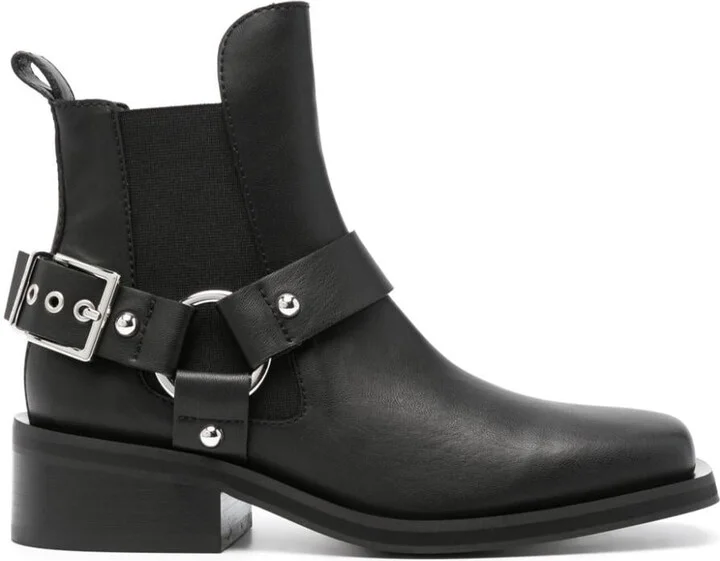 Ganni Biker Low Cut Chelsea Boot Shoes