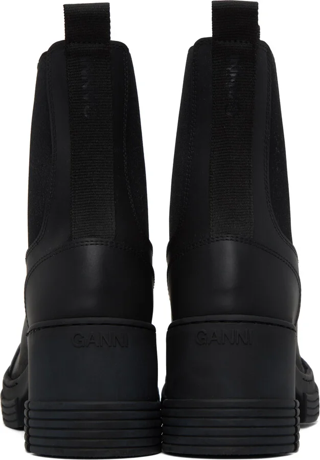 GANNI Black City Boots - Image 2