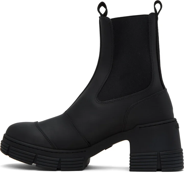 GANNI Black City Boots - Image 3