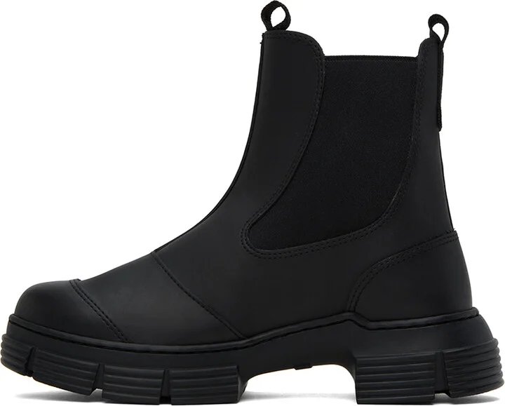GANNI Black City Boots - Image 3