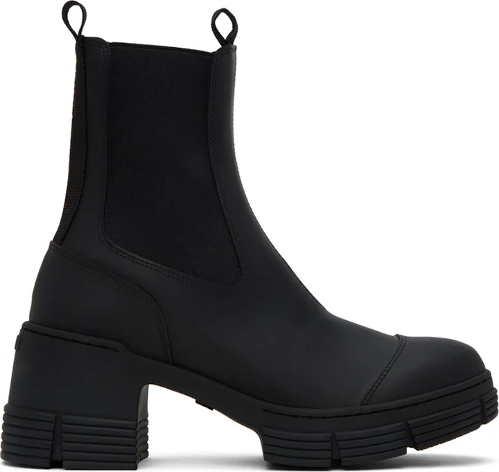 GANNI Black City Boots