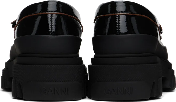 GANNI Black Cleated Loafers - Image 2