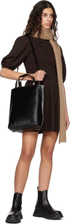GANNI Black Creepers Chelsea Boots - Image 5