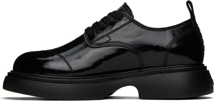 GANNI Black Everyday Lace-Up Derbys - Image 3