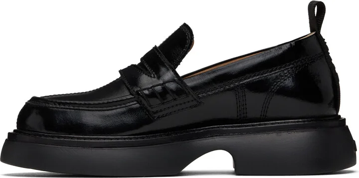 GANNI Black Everyday Loafers - Image 3