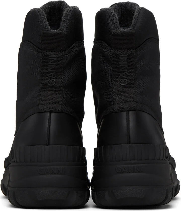 GANNI Black Outdoor Boots - Image 2