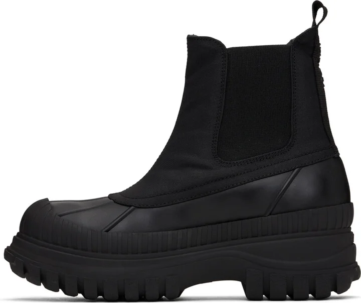 GANNI Black Outdoor Chelsea Boots - Image 3