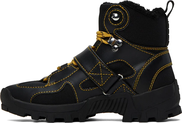 GANNI Black Performance Hiking Boots - Image 3