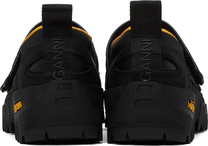 GANNI Black Performance Mary Jane Sneakers - Image 2