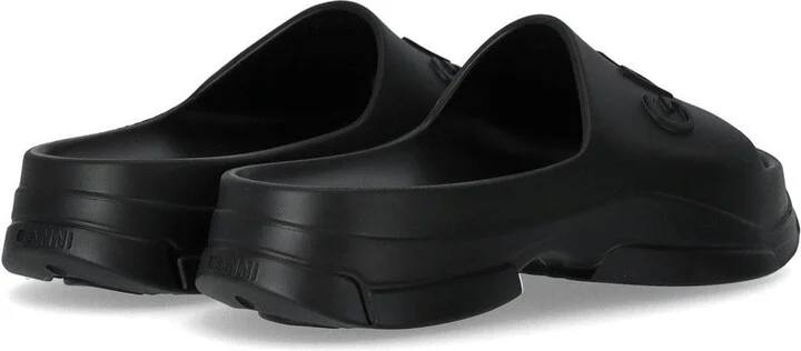 Ganni Black Pool Slide Sandal - Image 4