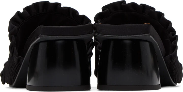 GANNI Black Smock Mules - Image 2