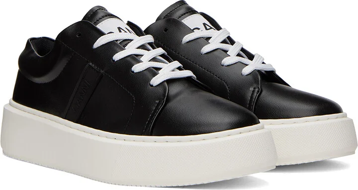 GANNI Black Sporty Sneakers - Image 4