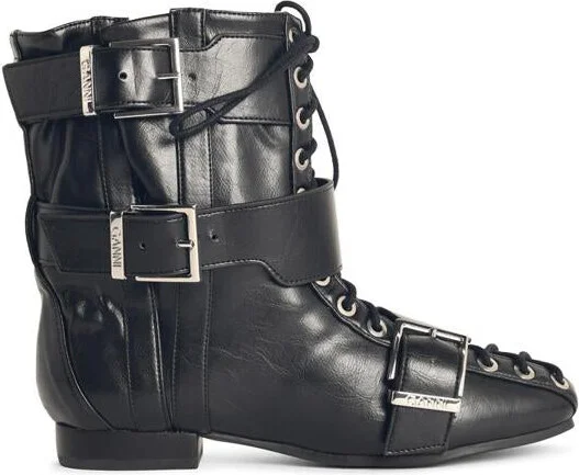 Ganni Black Synthetic Boots
