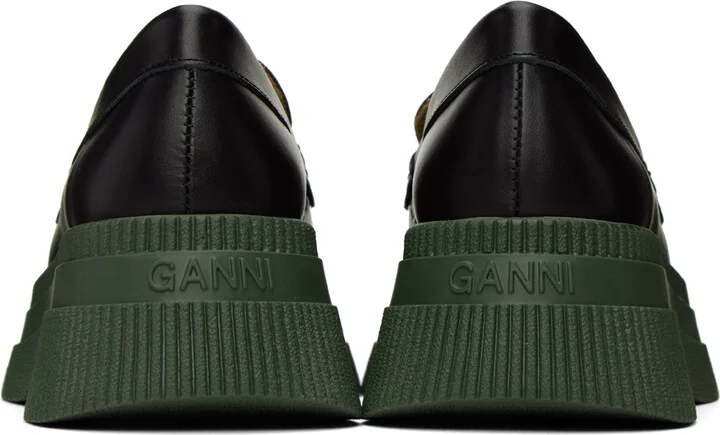GANNI Black Wallaby Creepers Loafers - Image 2