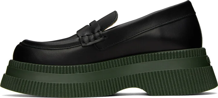 GANNI Black Wallaby Creepers Loafers - Image 3