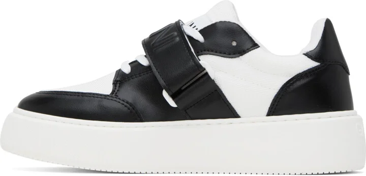 GANNI Black & White Sporty Sneakers - Image 3