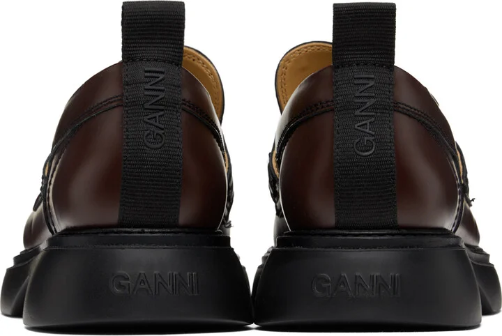 GANNI Brown Everyday Loafers - Image 2