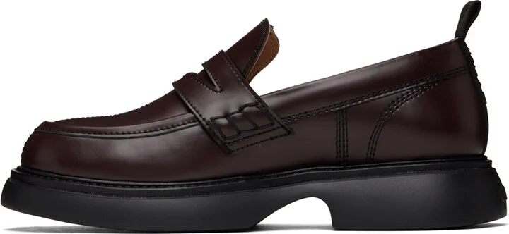 GANNI Brown Everyday Loafers - Image 3