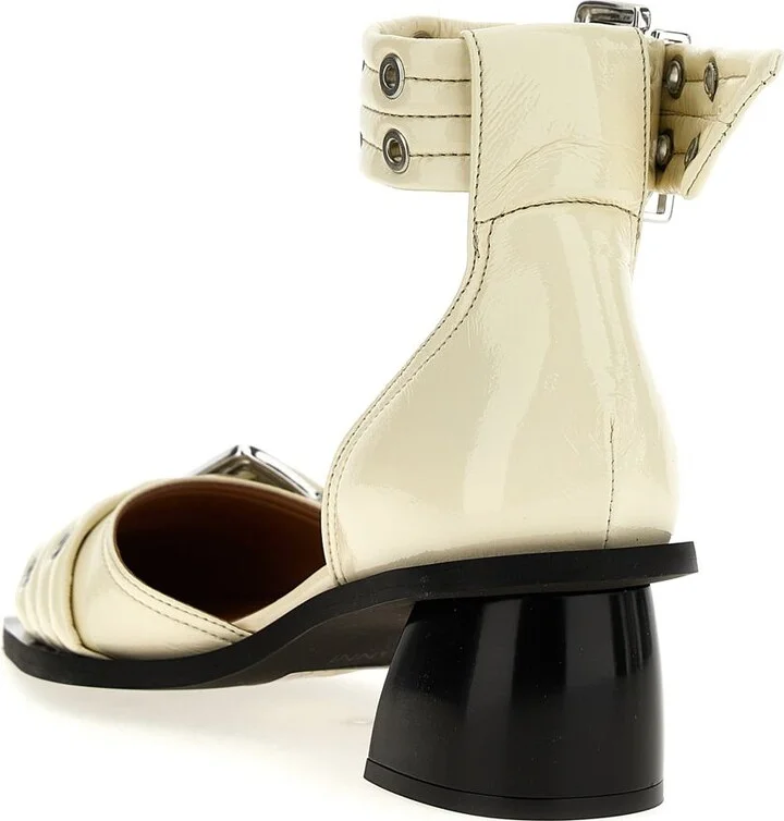Ganni 'Buckle Open Cut Pumps' Pumps - Image 2