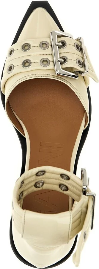 Ganni 'Buckle Open Cut Pumps' Pumps - Image 4